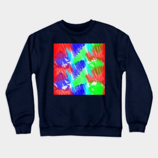 Watercolor splatter pattern, brush strokes Crewneck Sweatshirt